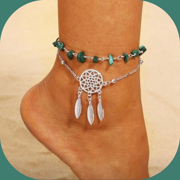 Jewelry - Dream catcher Ankle BracBracelet 2 piece